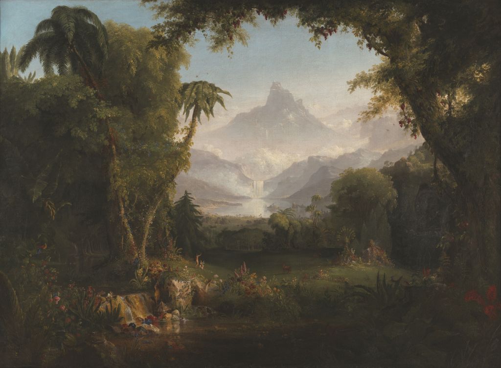 Thomas Cole's painting, The Garden of Eden